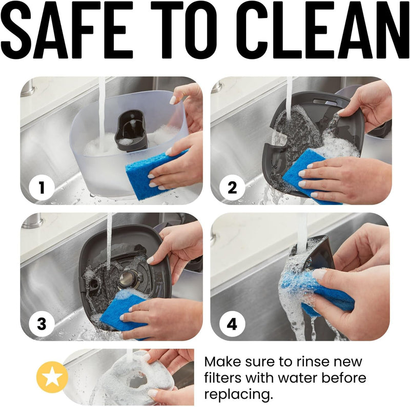 Veken 2.5L Automatic Pet Fountain – Quiet & Easy Clean