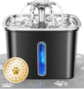 Veken Stainless Steel Automatic Pet Fountain 2.8L